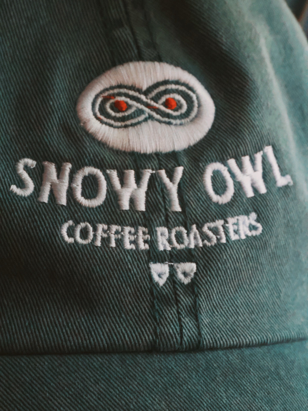 Teal Embroidered Hat