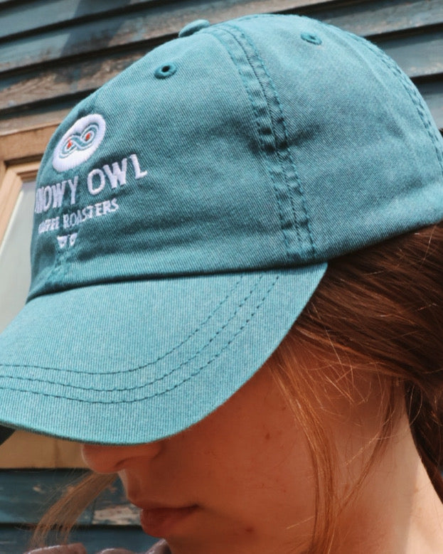 Teal Embroidered Hat