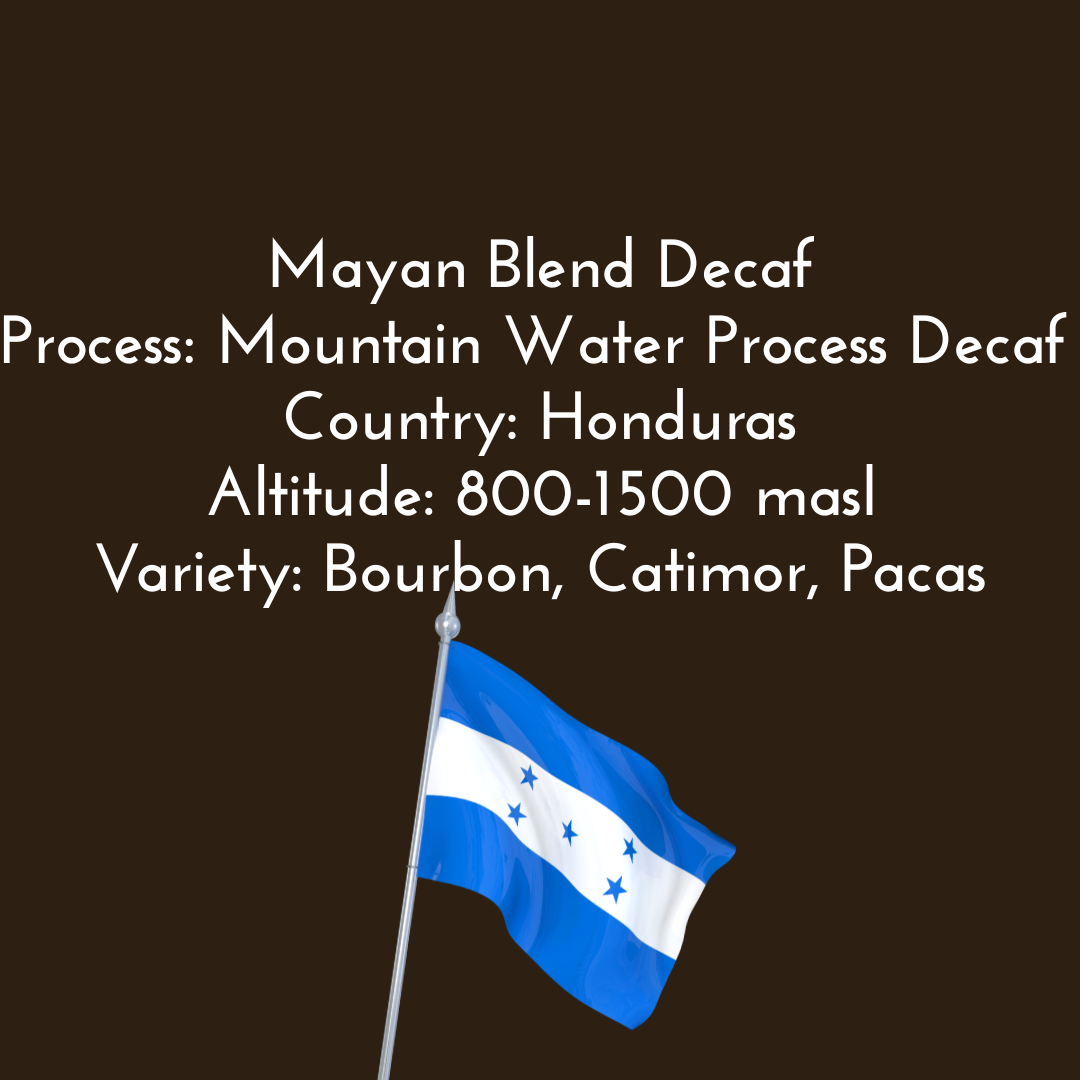 Decaf Mayan Blend: Mountain Water Processed