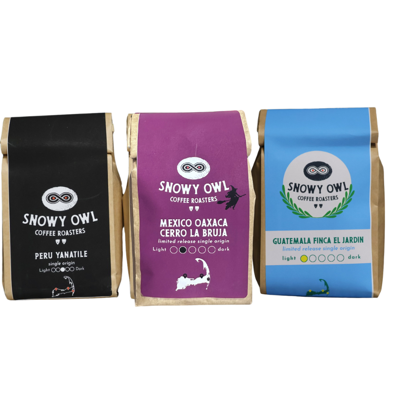 Snowy Owl Coffee Single Origin 3-Pack
