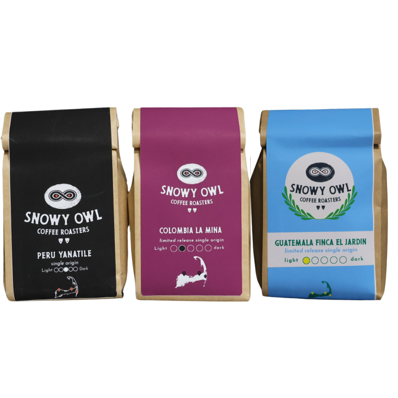 Snowy Owl Coffee Single Origin 3-Pack