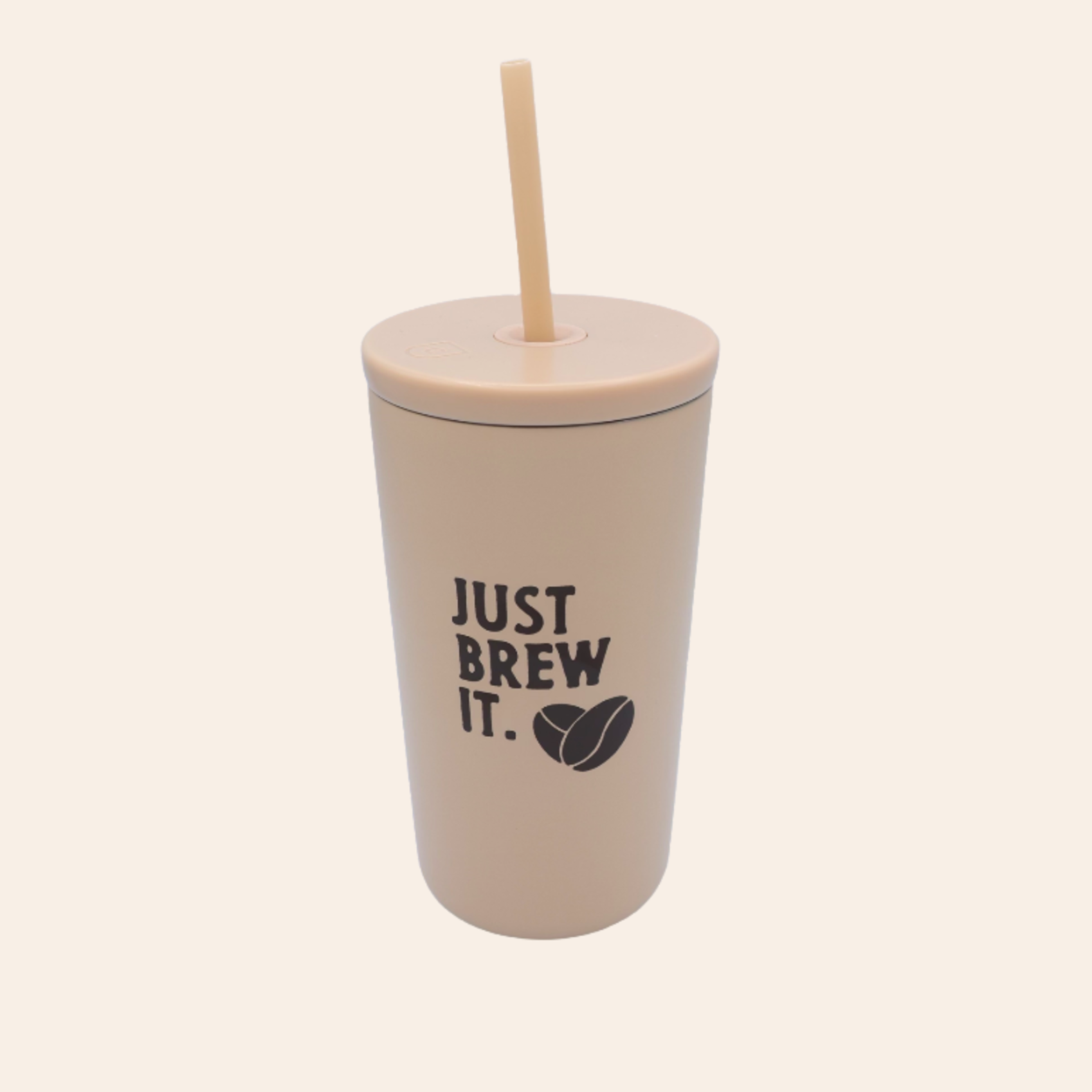 16oz Cold Brew Tumbler with Straw