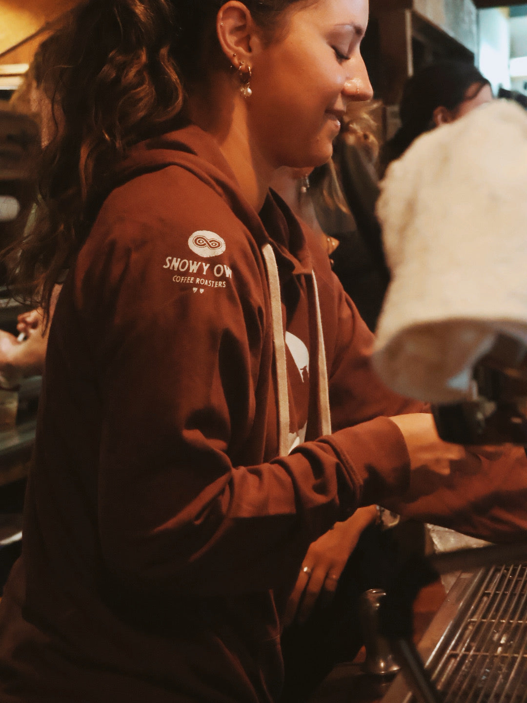 Maroon Longsleeve Map Hoodie
