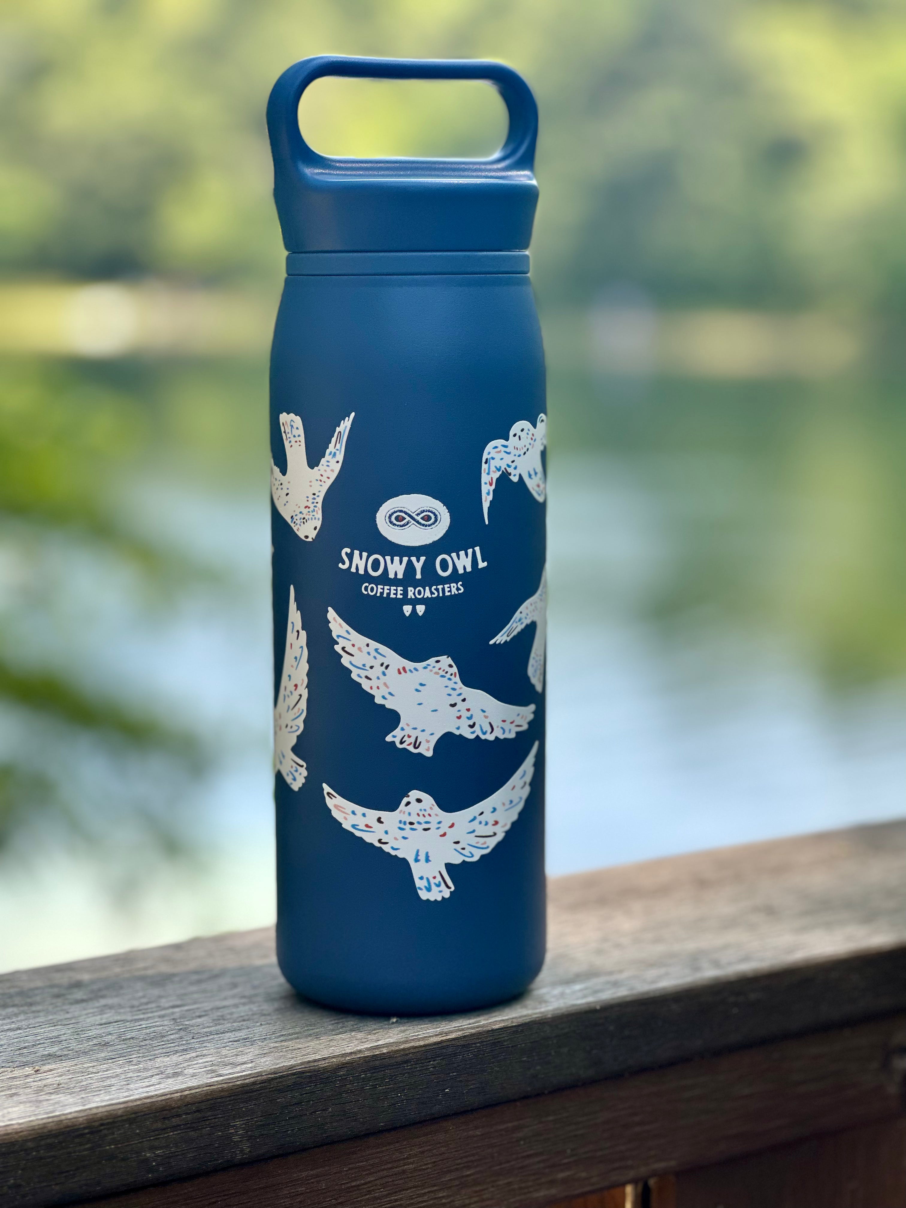 26oz Wander Bottle: Soaring Owls
