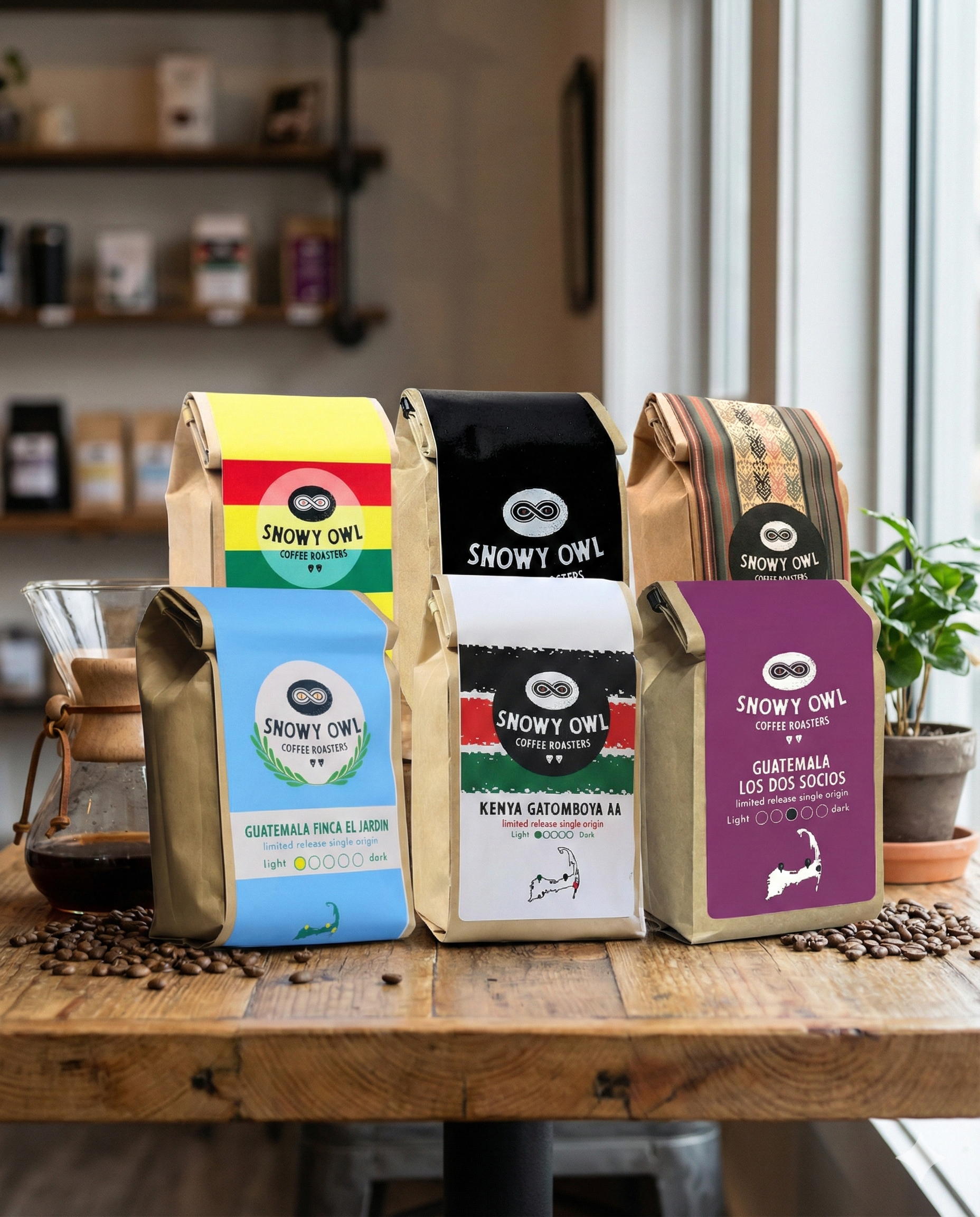 Hoot Club - Light to Medium Roast Single-Origin Coffees