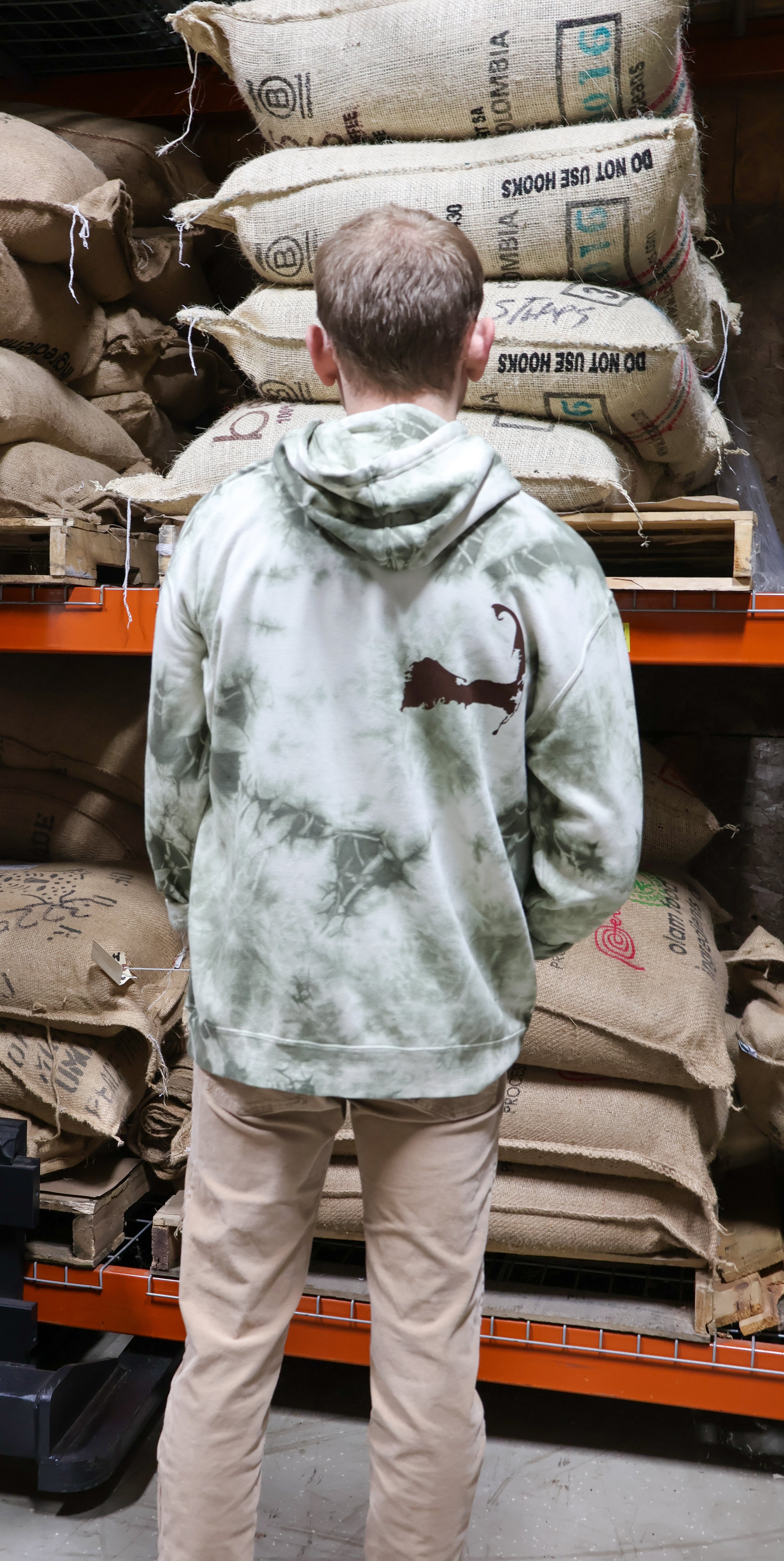 LIMITED EDITION Olive Tie Dye Hoodie