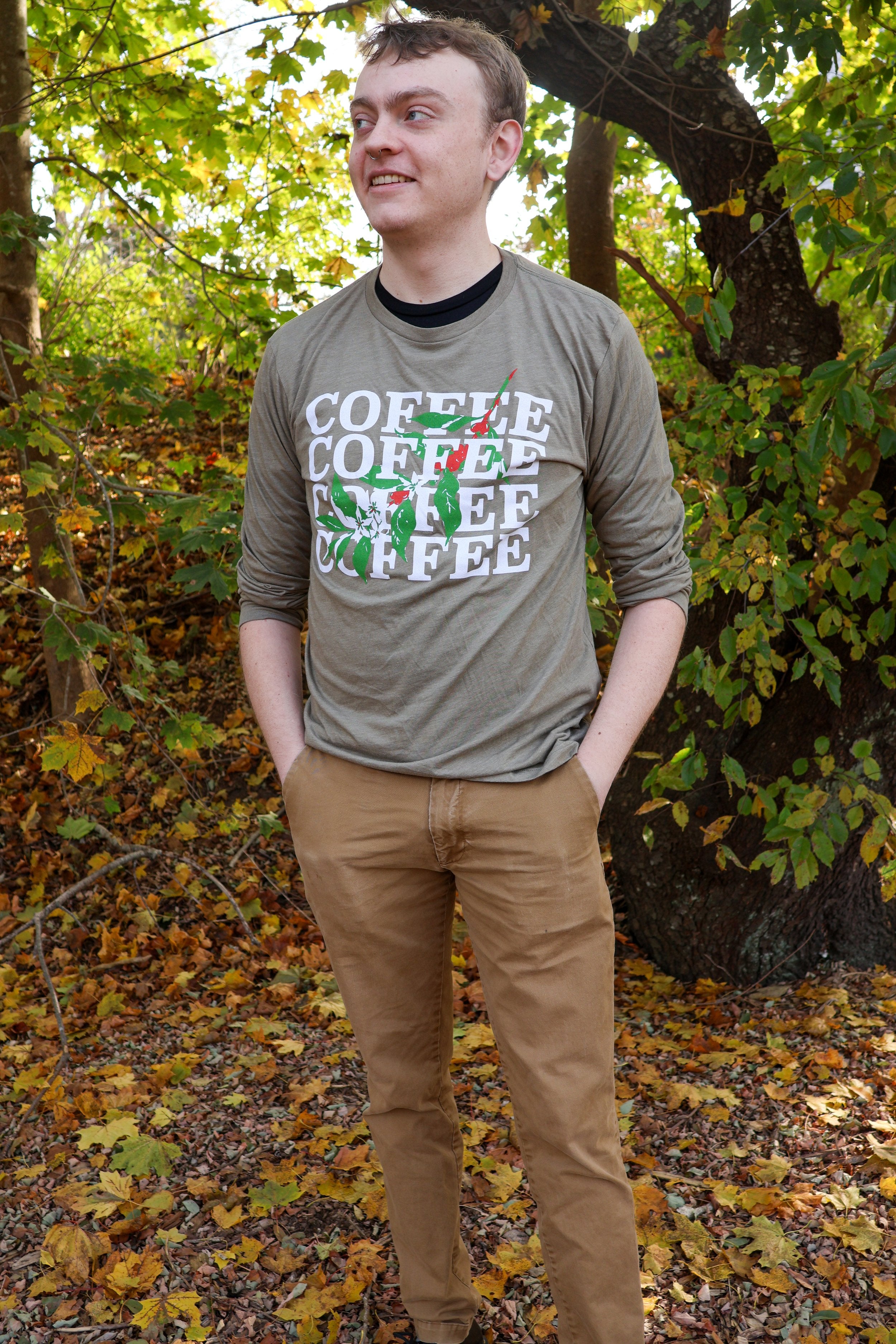 LIMITED EDITION Olive Coffee Plant Longsleeve Shirt