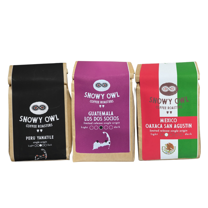 Snowy Owl Coffee Single Origin 3-Pack