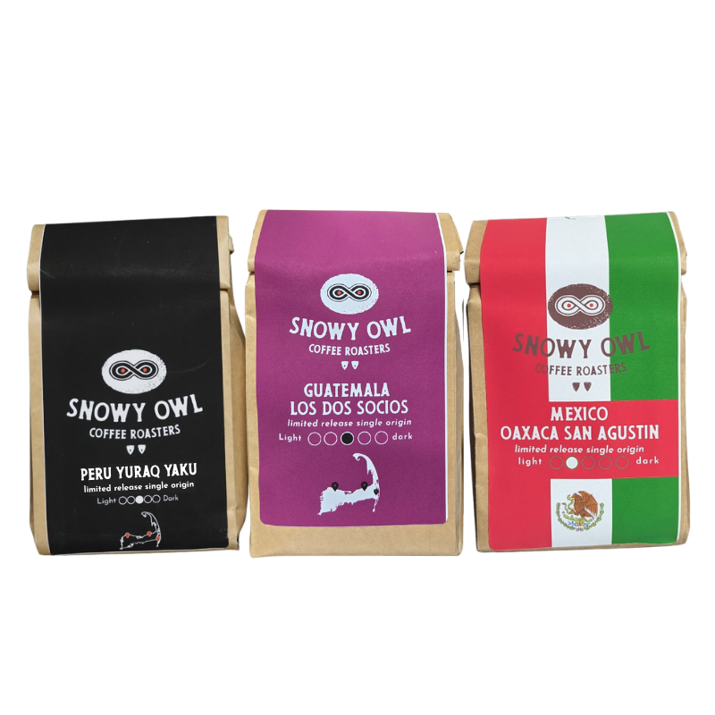 Snowy Owl Coffee Single Origin 3-Pack