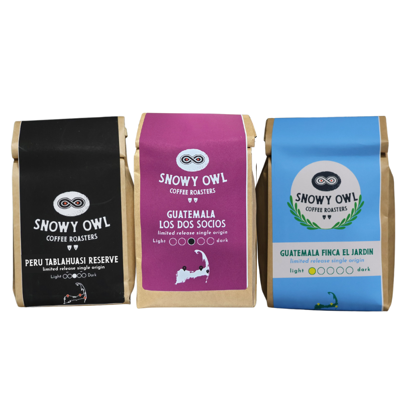 Snowy Owl Coffee Single Origin 3-Pack