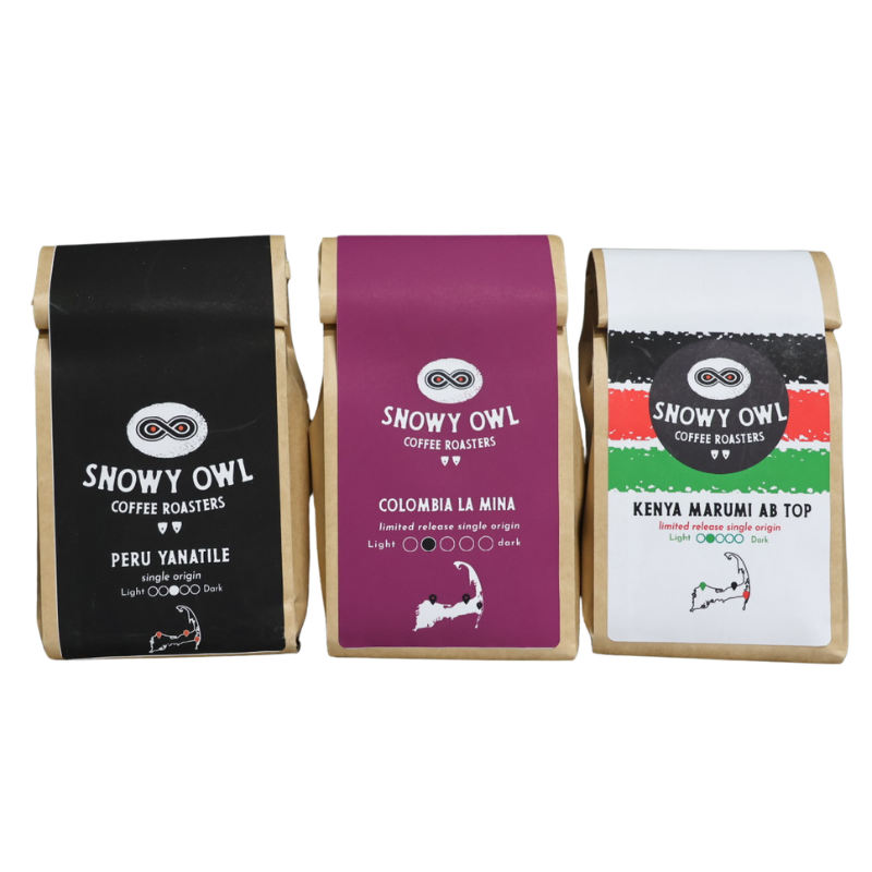 Snowy Owl Coffee Single Origin 3-Pack