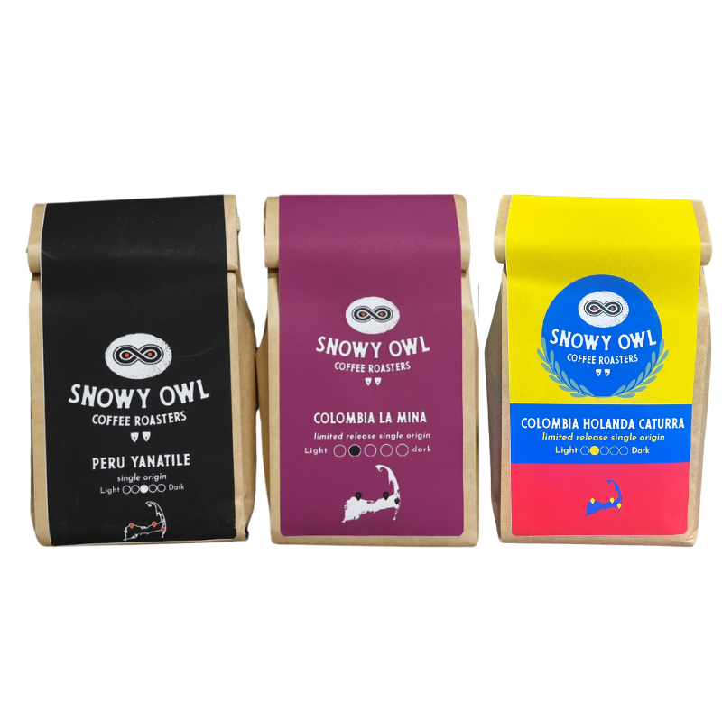 Snowy Owl Coffee Single Origin 3-Pack